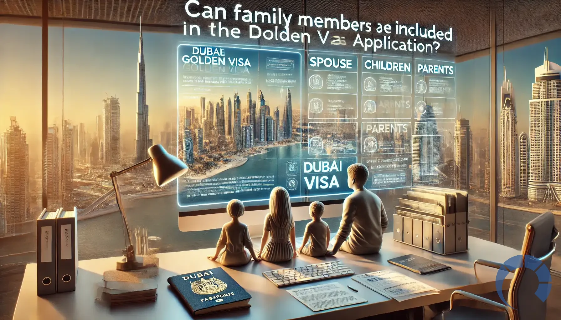 Can family members be included in the Dubai Golden Visa application