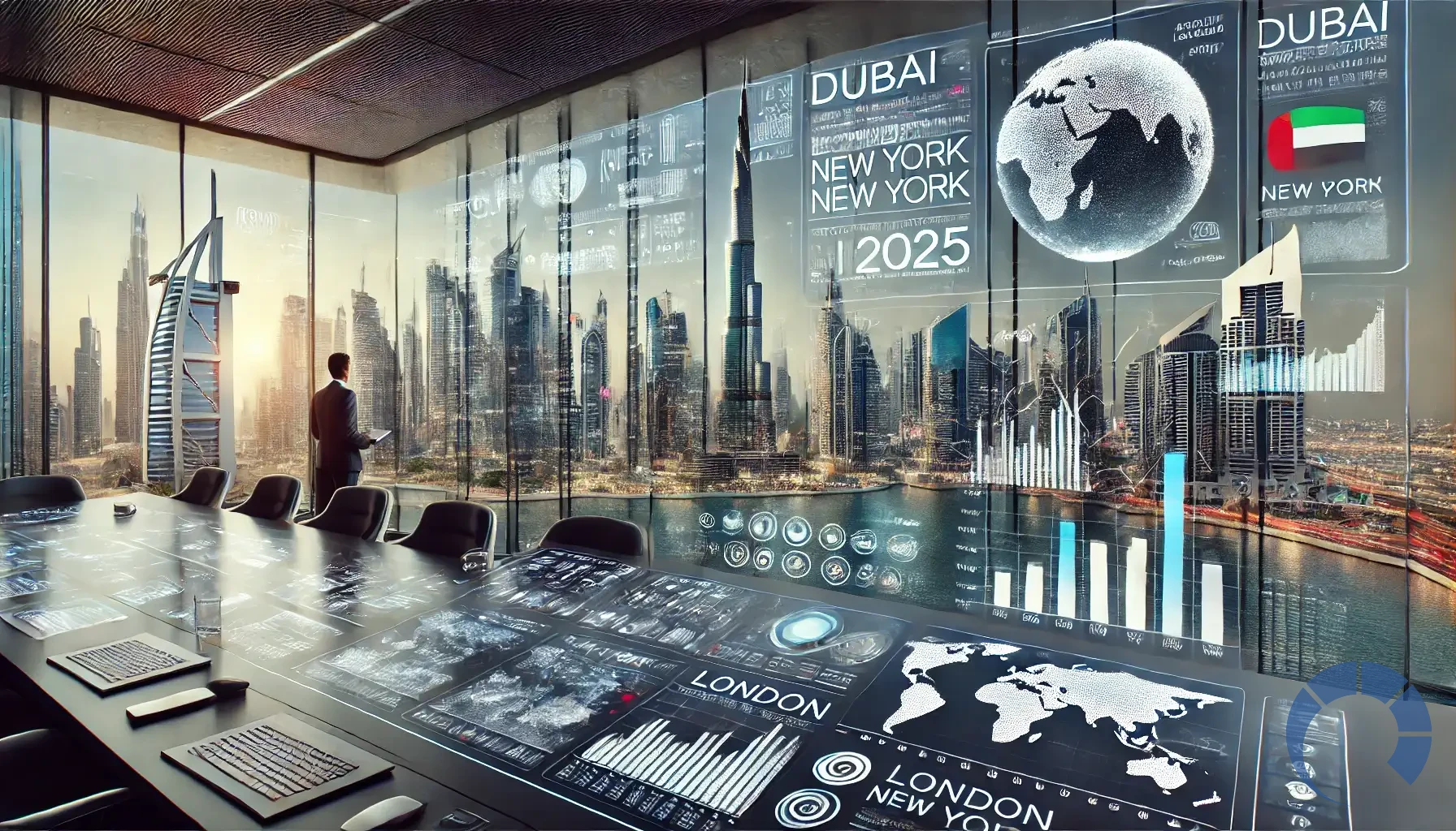 Dubai's real estate market to other global cities in 2025