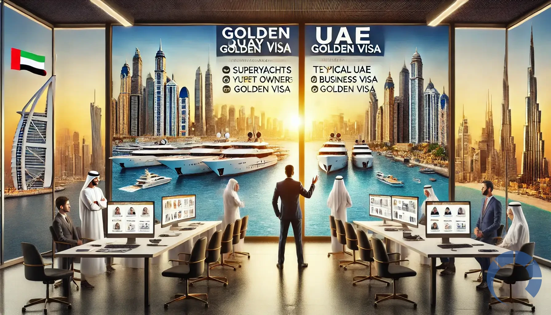 Golden Quay Visa with other UAE Golden Visas