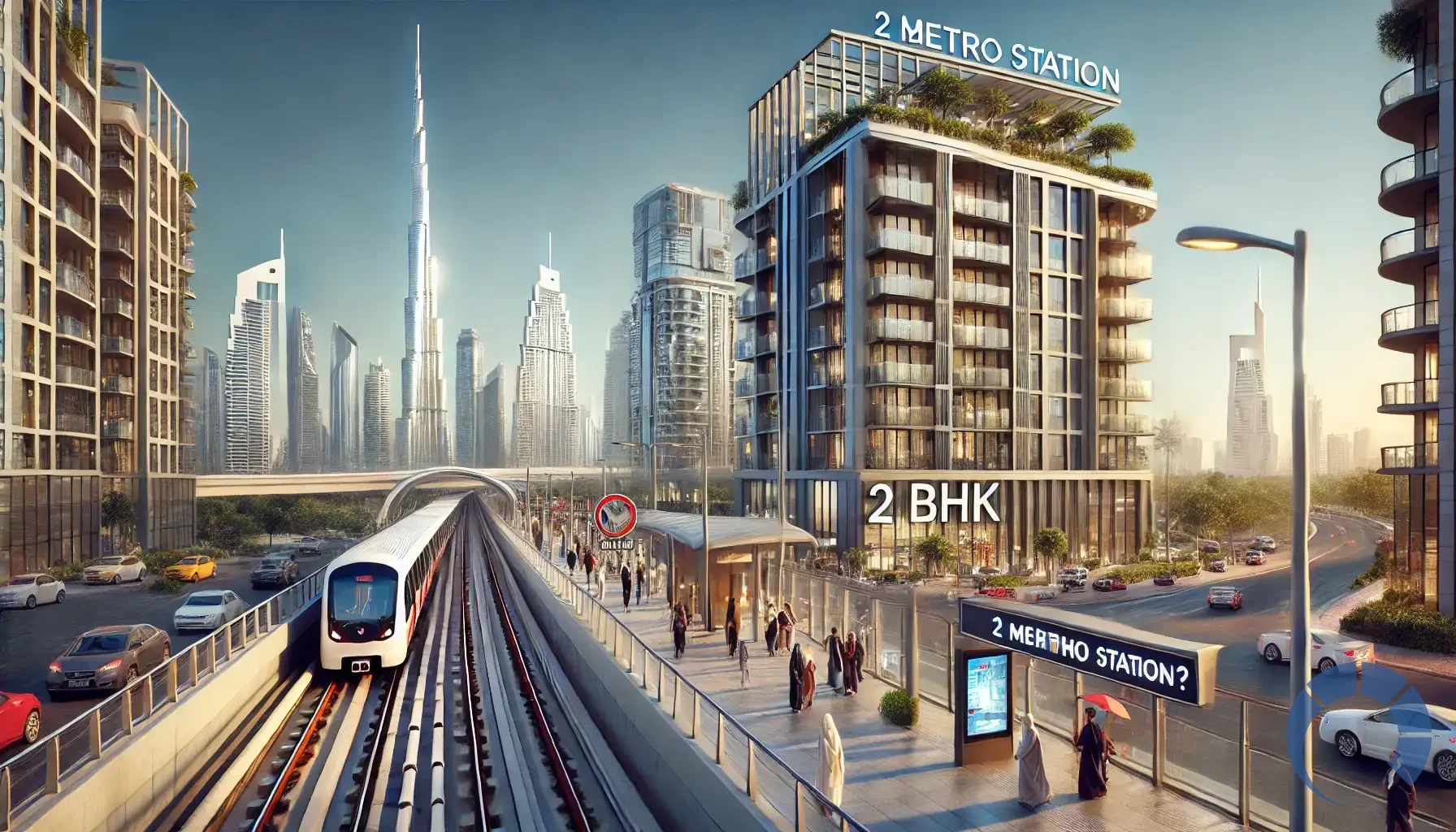 How Does Proximity to Metro Stations Impact Rental Yields for 2 BHK Apartments in Dubai