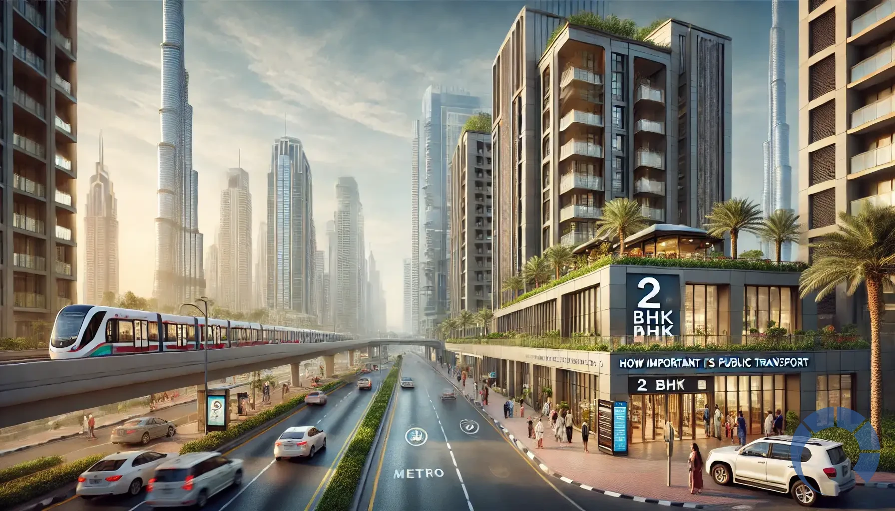 How important is proximity to public transport for 2 BHK apartment buyers in Dubai