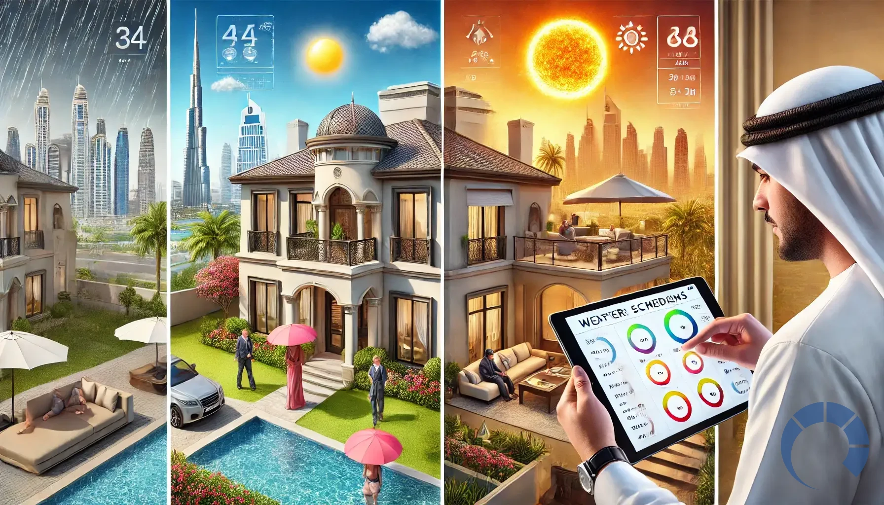 how weather impacts property viewings in Dubai