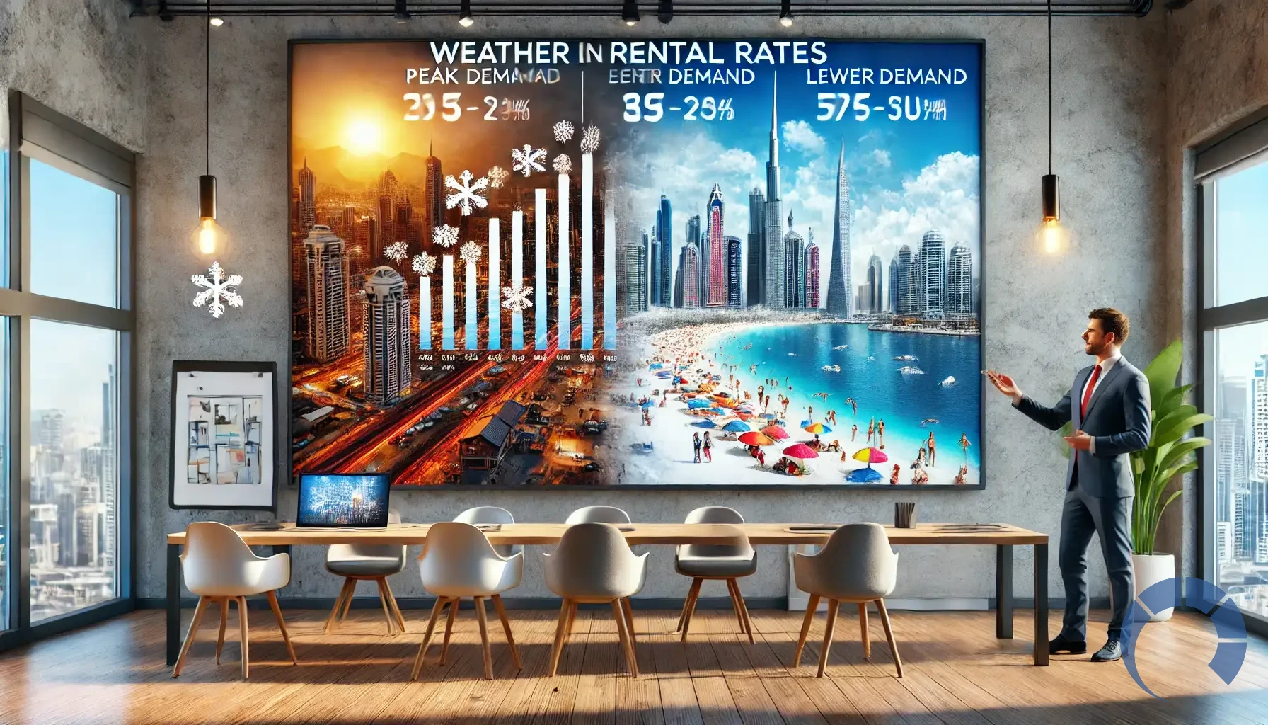 how weather impacts rental rates in Dubai throughout the year