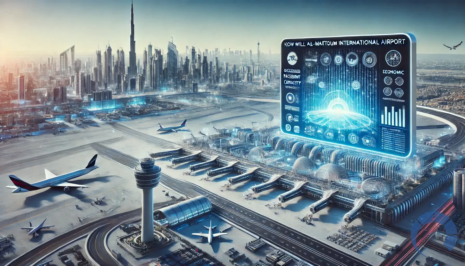 How will the expansion of Al-Maktoum International Airport affect Dubai's aviation sector