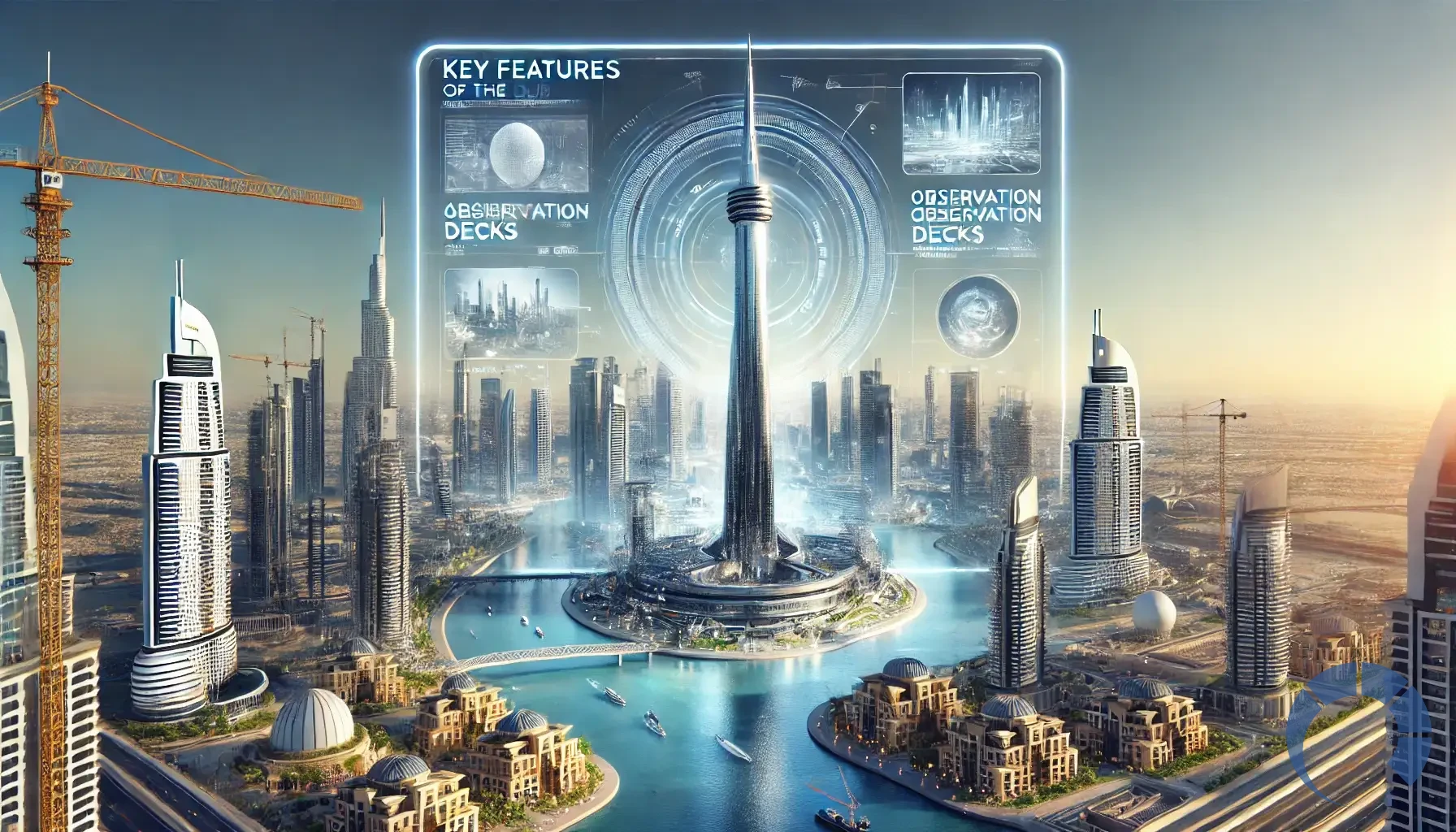 Key features of the Dubai Creek Tower