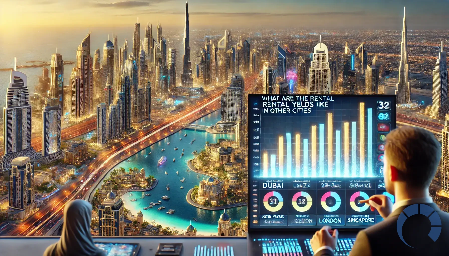 What are the rental yields like in Dubai compared to other major cities